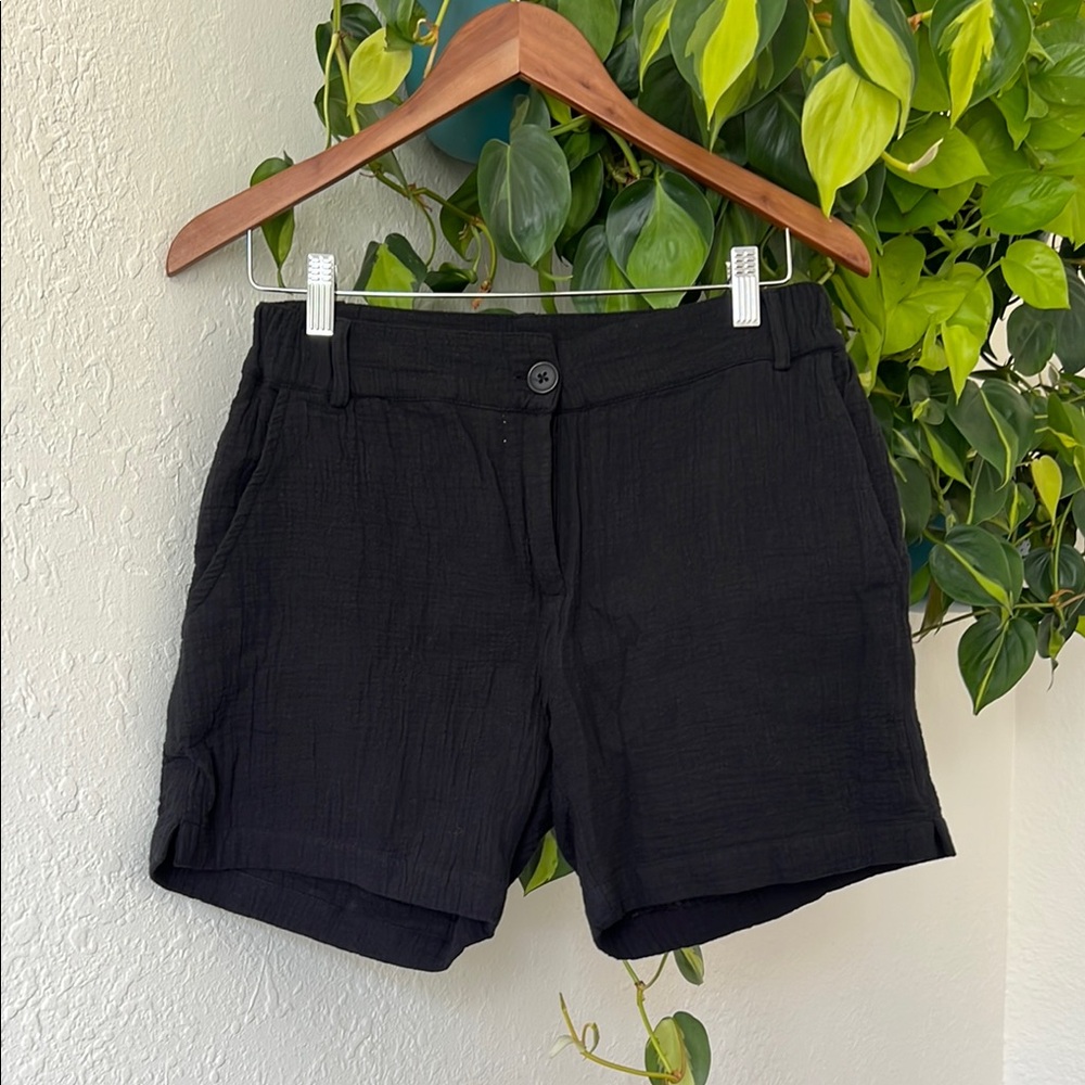Lulu-B Black 100% Cotton Shorts